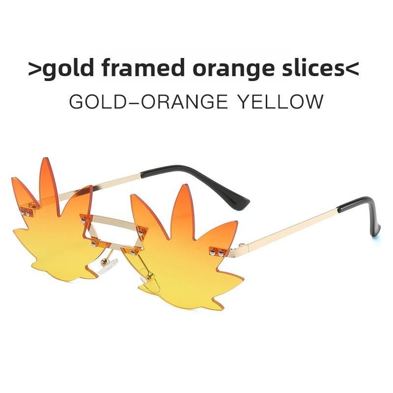 Summer Unisex Frameless Sunglasses With Metal Frame And Uv400 Protection For Outings