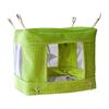Bird Perch Nest Tent Stand for Parrots Conure Budgies Swing Breathable Hammock for Small Medium Parrots Toy