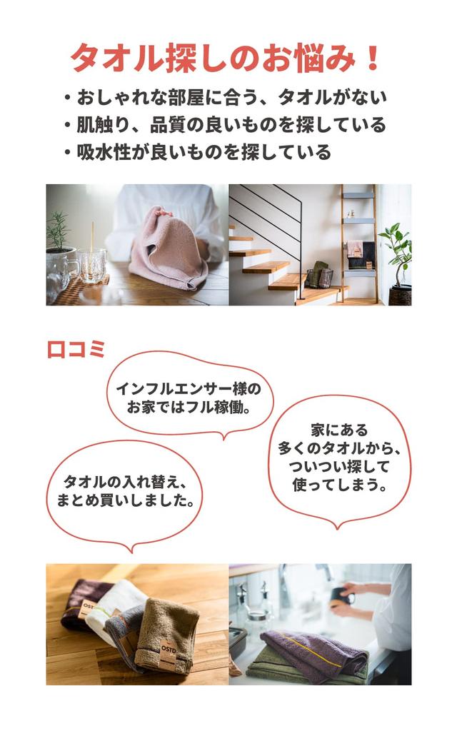 Набор полотенец для лица OSTD plus из 4 fuwafuwa MIX 34 x 80 см Стильный, награда за хороший дизайн, матовый цвет, 4 цвета, микс верблюжий, белый, серый, какао, прибл.