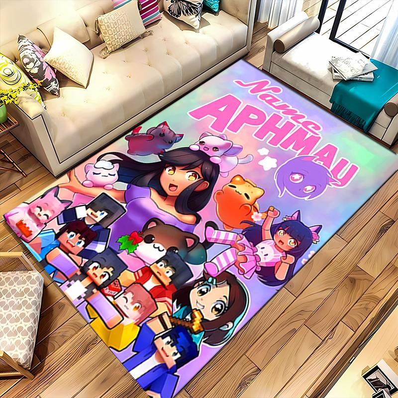 Custom personalization Aphmau Area Rug - Perfect For Kitchen, Bathroom,Laundry Room Decor Large Size Available,Gift All Seasons