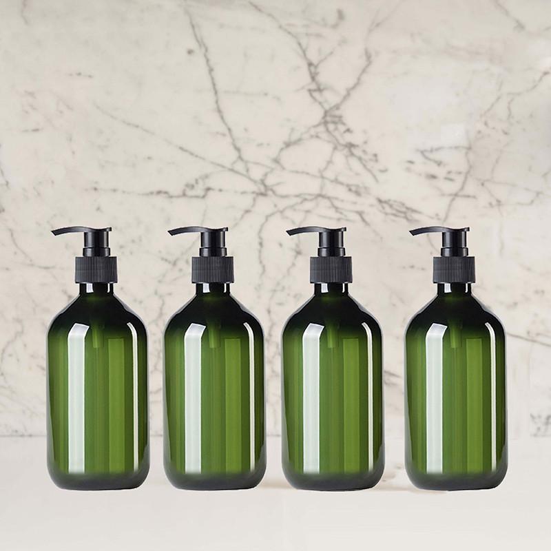 4 шт. дозатор для шампуня, мыла, флакон для многоразового использования, лосьон, шампунь, кондиционер, гель для душа, флакон для мыла, чехол для душа в ванной