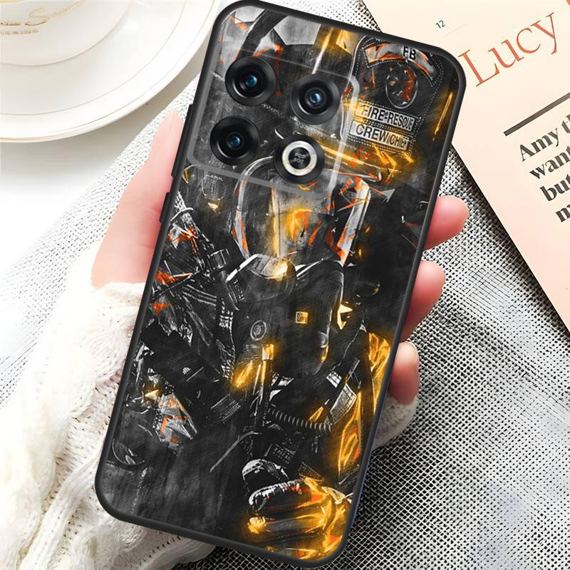 Firefighter Fire Fireman Cover For OnePlus 15 13 13R 13T 12 12R 10T 11 10 Pro OnePlus Nord 5 CE 4 3 Lite N20 N30 Case