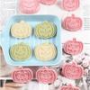Halloween Cookie Molds 3D Pumpkin Shape Plastic Cutters Stamps Set For Professional Cookie Cakes And Sugar Art Creation