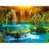 5D DIY Diamond Painting Cross Stitch Landscape Forest Library Full Square Drill Diamond Home Decor