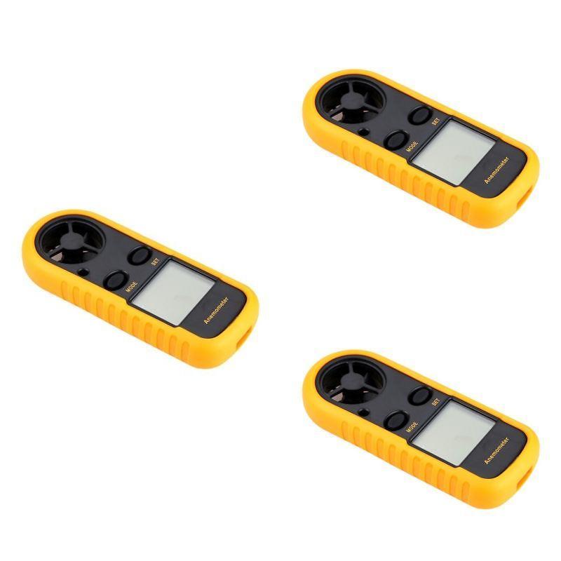 Цифровой анемометр измеритель скорости ветра с дисплеем с подсветкой для мониторинга погоды