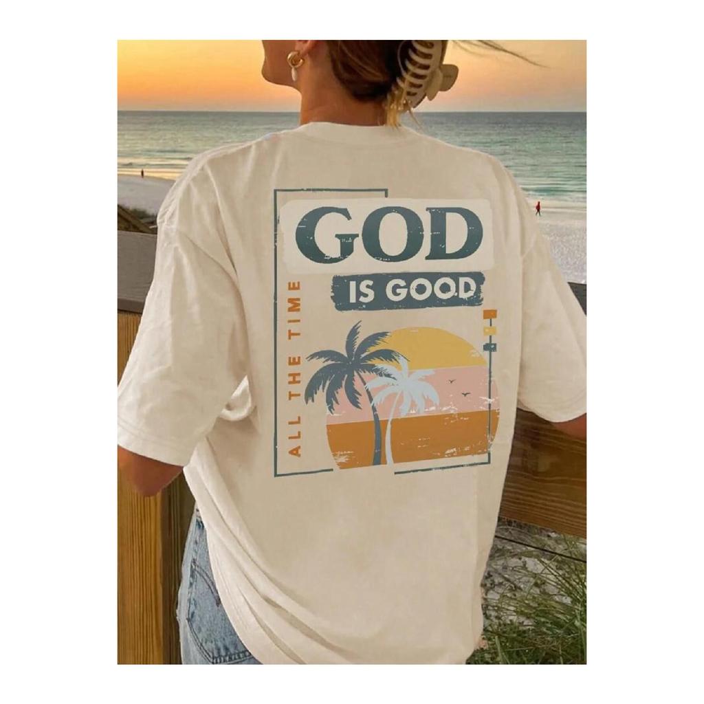 Футболка оверсайз с принтом Fume Good Luck