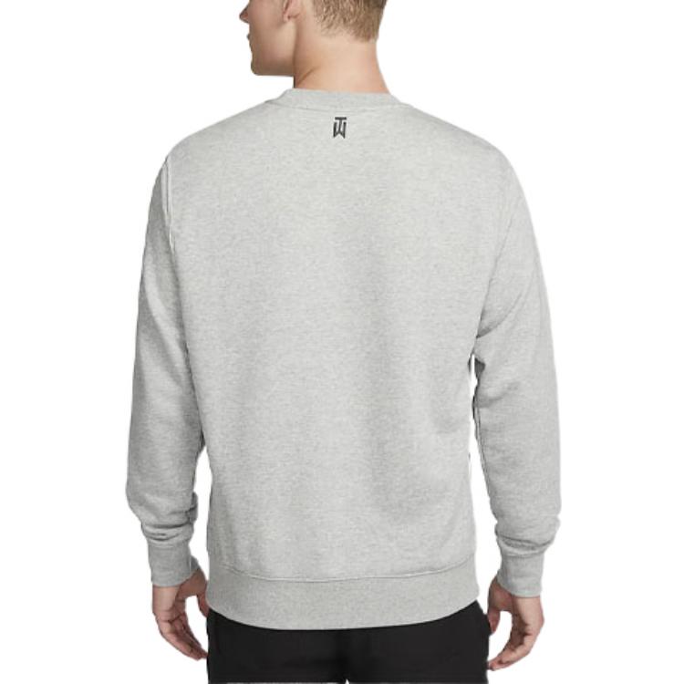Nike Tiger Head Graphic Print Crewneck Sweatshirt Men Sweatshirt Dark-Gray DN1962-063