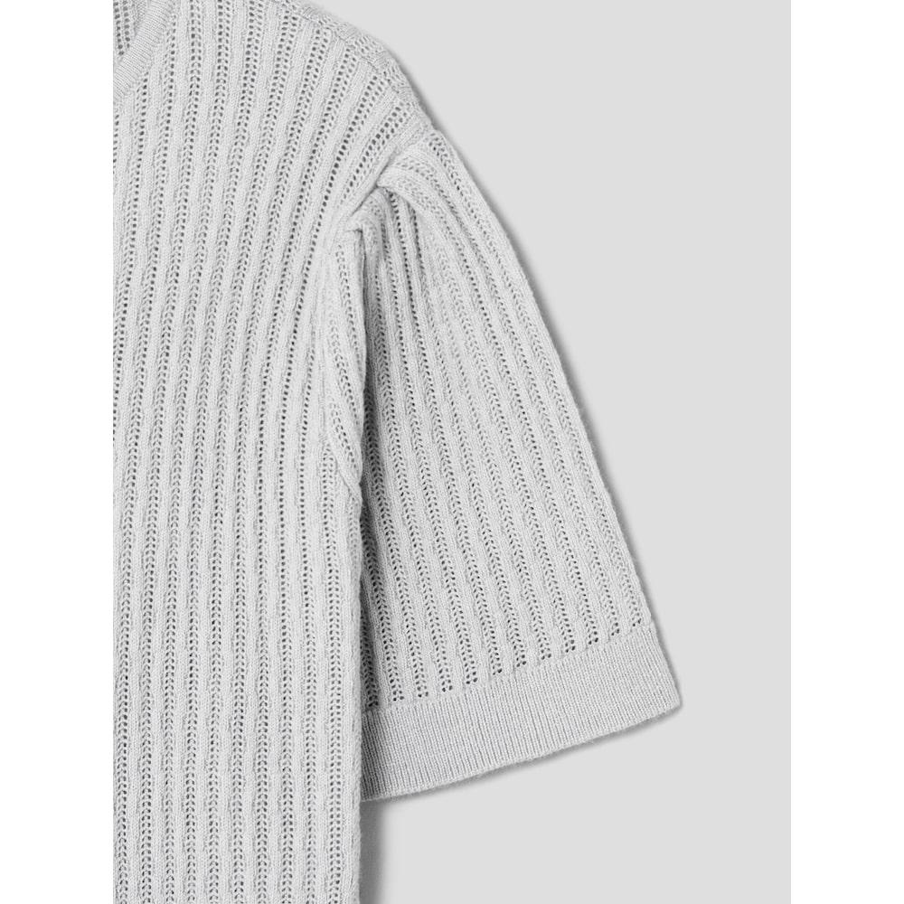 8SECONDS Button Waist Pullover Light Gray