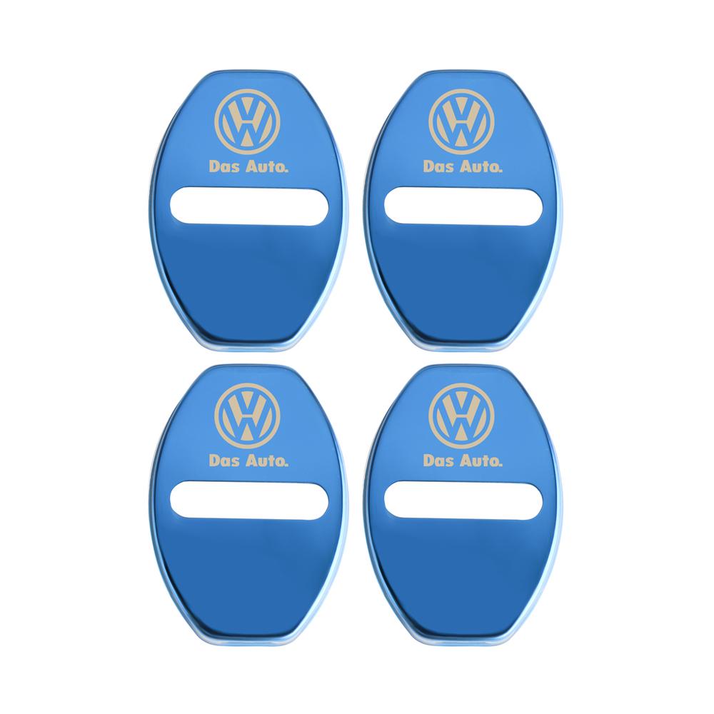 Car Door Lock Protective Cover Stickers For Volkswagen VW Scirocco Beetle Touareg Tiguan CC T-ROC Golf 4 5 6 7 T4 Sharan Passat