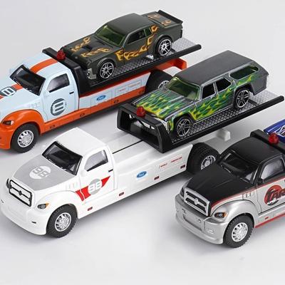 1:64 Мини-модель прицепа Игрушечная машинка Литой металл Литой Land Rover Defender Модели строительной техники Лучшие подарки для детей