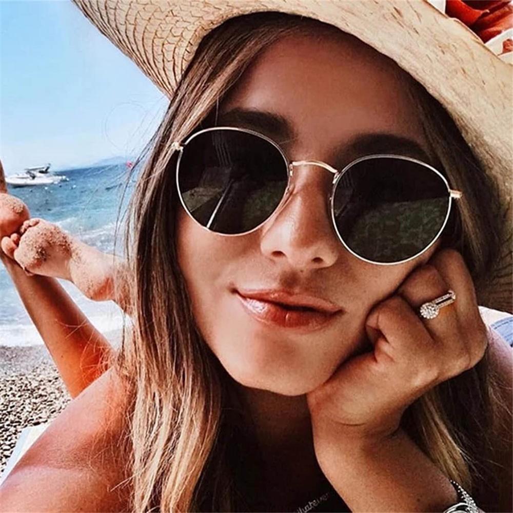 Summer UV Protection Hippie Eyewear Retro Shades Sun Glasses Round Sunglasses