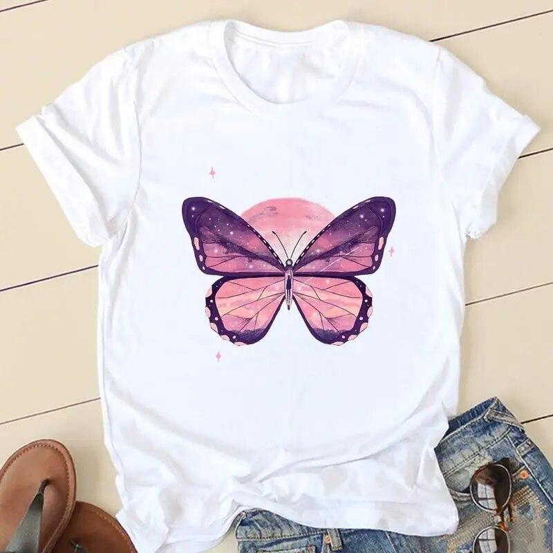 Women Avocado Love Sweet 90s Short Sleeve Graphic Tee T-shirts Female Ladies Fashion Casual Clothing Summer Tshirt Clothes