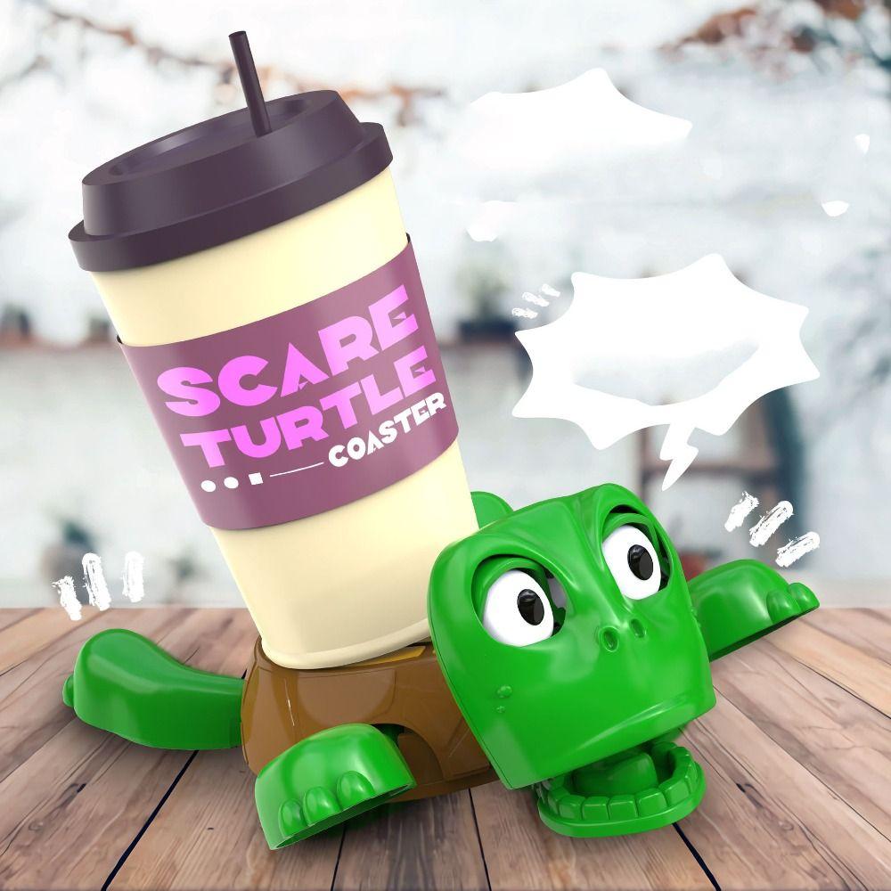 ABS Panicked Turtle Coaster DIY Сборка Черепаха Подставка для чашки Причудливые игрушки Маленькие подарки