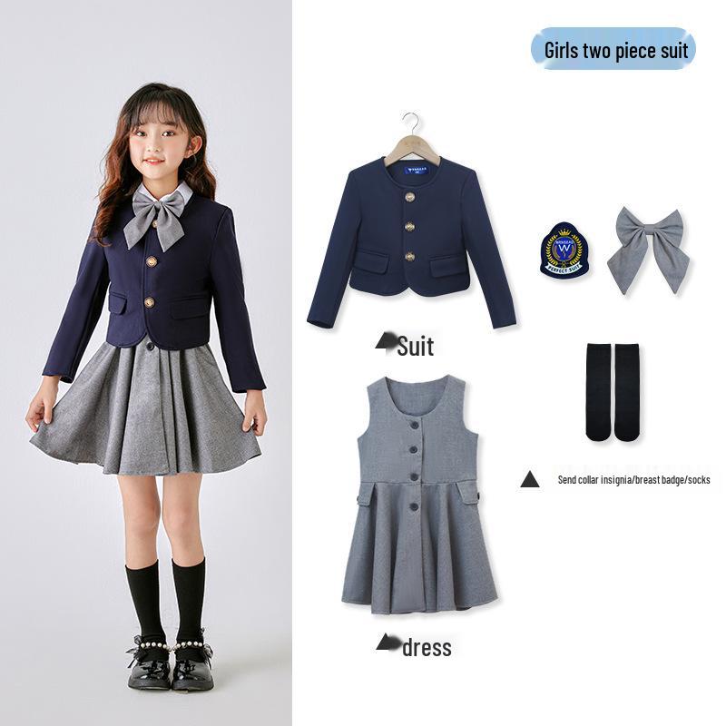 Детская спортивная одежда в британском стиле, школьная форма для детского сада и начальной школы
