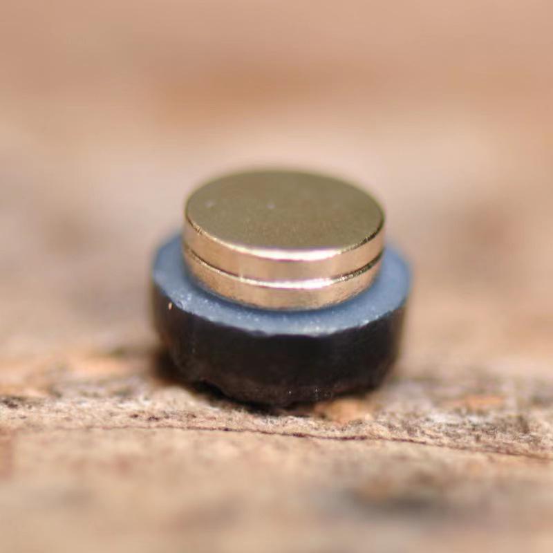 Магнитологические лимфвитационные германиевые серьги, непирсинговые серьги для акупрессуры, магнитные серьги-гвоздики для женщин и мужчин, магнитные серьги с кристаллами