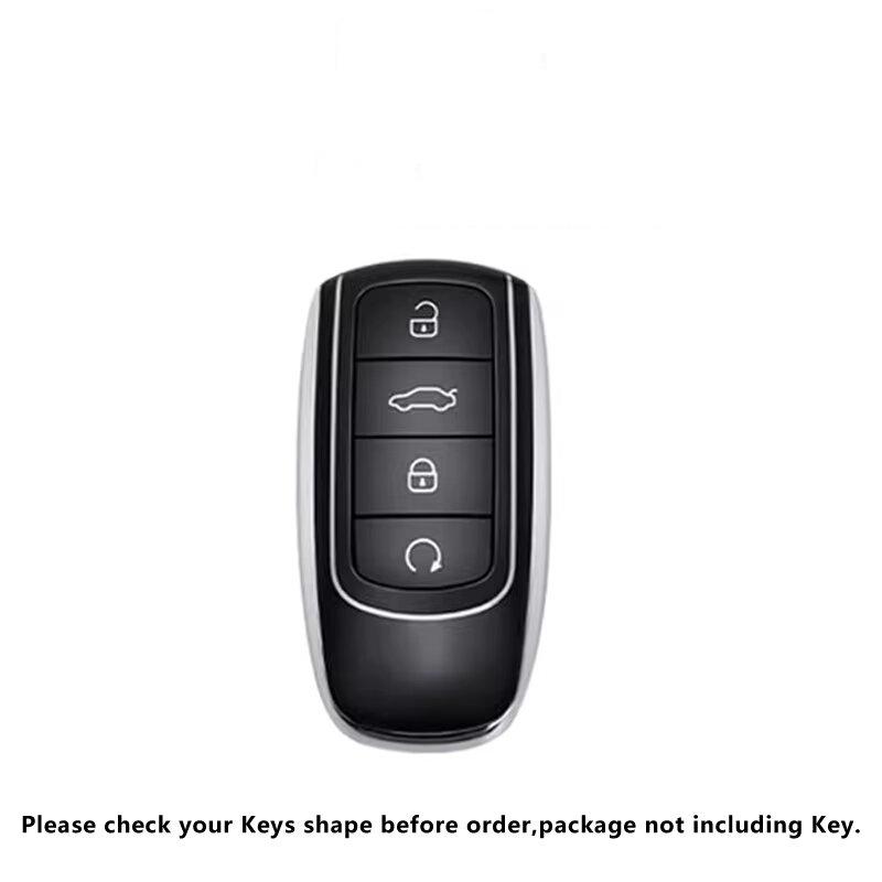 Кожаный чехол-брелок из цинкового сплава для автомобильного ключа, Для Chery Omoda C5 E5 C9 5 9 Ev Phev 7 8 Pro Plus, Защитная сумка-брелок, Автоаксессуары