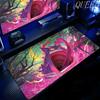 New Anime Gengar Mousepad Laptop PC P-pokemon Game Keyboard Mat XXL Extend Desk Mat HD Kawaii Non-slip Rubber Mousepad