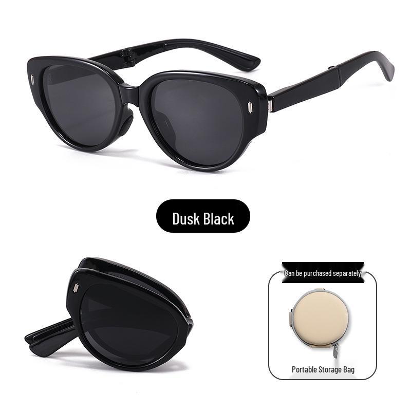 UV Protection Foldable Women's Sunglasses - Lightweight, Fashionable & Compact for Summer