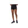 Принт логотипа Slim Fit эластичный пояс спортивные шорты мужские шорты черные 2091A679-001