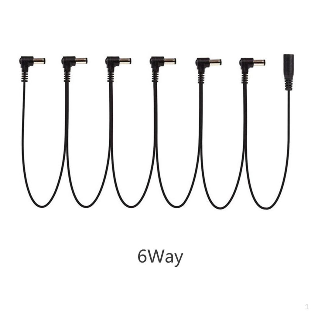 Daisy Chain Cable ,Right Angle Power Cord Bass, Patch Wire Cable,9V DC , Guitar Effect