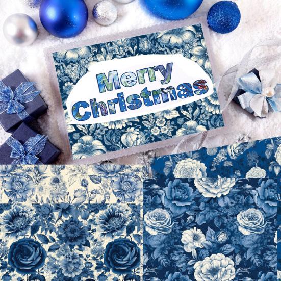 1 комплект цветочной бумаги для скрапбукинга, двухсторонний картон с богатым цветочным узором, сделай сам, поделки, альбомы ручной работы, фоновая бумага