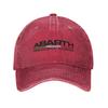 Джинсовая кепка Abarth C Cool Print Повседневные бейсболки Регулируемая кепка Летние Унисекс Бейсболки