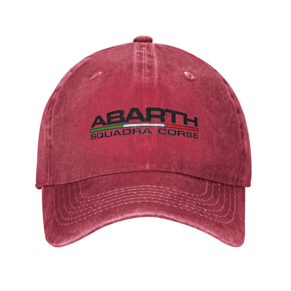 Джинсовая кепка Abarth C Cool Print Повседневные бейсболки Регулируемая кепка Летние Унисекс Бейсболки