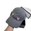 Spring and Autumn New Flower Letter Baseball Cap Youth Street Outdoor Sweet and Cute Age Reducing Casual Cap