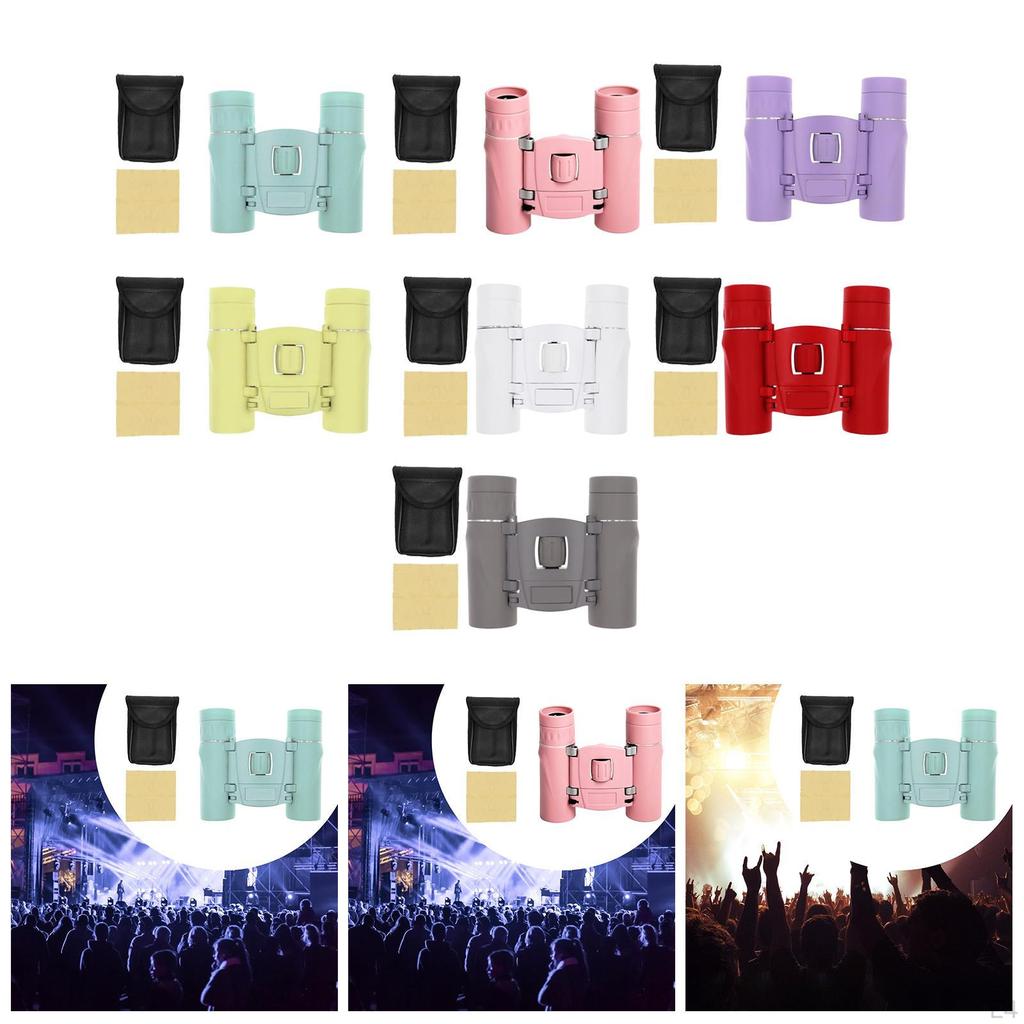 8-кратный мини-бинокль четкого видения игрушка маленький телескоп для рыбалки, наблюдения за птицами, день рождения