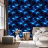 Watercolor Galaxy Wallpaper, blue background, navy blue center, 50x1000