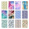 Animal Fruit Flower Pattern Clay Transfer Sheets for Jewelry Making