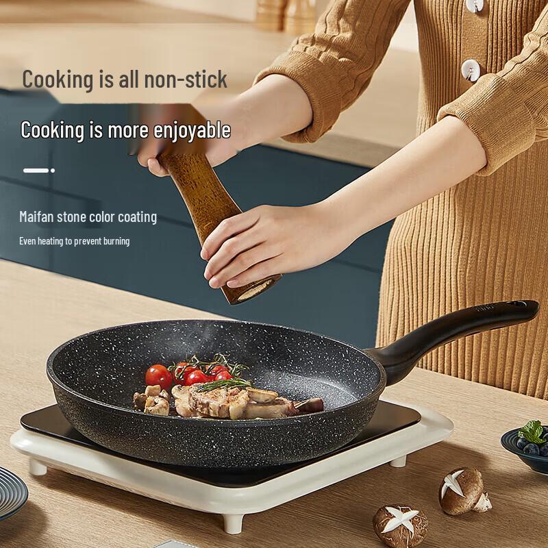 COOKER KING Антипригарная сковорода с покрытием из маifanского камня, 28 см