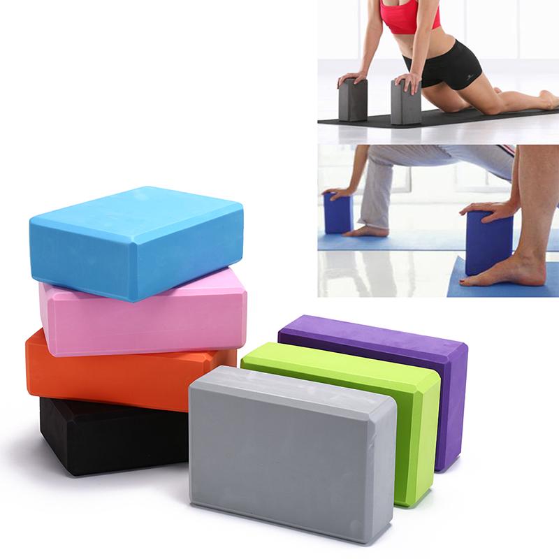 Yoga Block Exercise Fitness Sport Props Foam Brick Stretching Aid Pilates