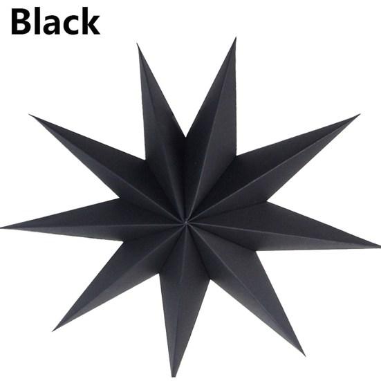 Девять углов бумажный абажур со звездой, подвесной бар, домашний орнамент, декор для рождественской вечеринки