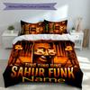 3pcs Custom Name Italian Brainrot animal Set,Includes 1 Duvet Cover and 2 Pillowcases,All-season Bedroom Decor