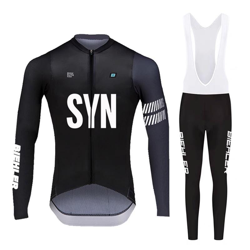 Bicycle Long-sleeved Top Set Road Bike Thin Men's Autumn and Winter Overalls 2026 Autumn Breathable Suit Cycling Suit