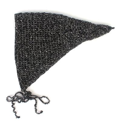 Универсальная химия Блестящая черная шляпа-боне