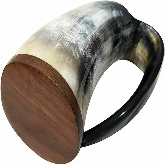 Набор из 4 кружек для питья Viking Horn, чашки для пива, вина, медовухи