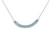 [M7259] - Silver 'Marbles' Silver Necklace - 50x5 Mm