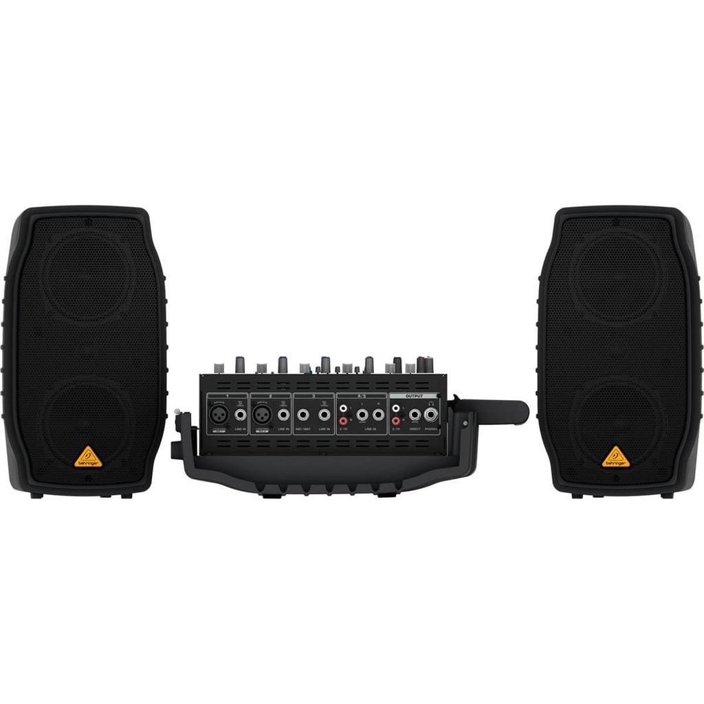 Behringer Portable PA KLARK TEKNIK FBQ Микрофонная система PPA200, Сверхлегкая конструкция, Встроенный FX, Функция, В комплекте,