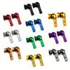2Pcs 90 Degree CNC Motorcycle Tire Valve Stems -Universal Motorcycle Aluminum Wheels Tire NCY Leak-proof TWPO Valve Caps