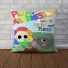 Чехол для подушки D-Dandys World для автомобиля, дивана, декоративный домашний, двусторонний принт, квадратная декоративная подушка из плюша, чехол
