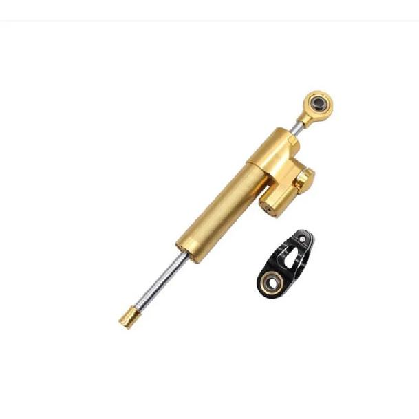 Universal Motorcycle Adjustable Steering 255mm Damper Stabilizer Linear Reversed Safe Control CNC