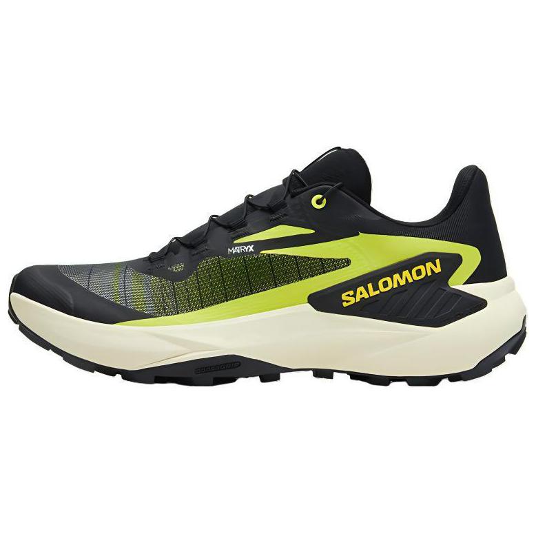 SALOMON Genesis Black Transparent Yellow Men Sneakers Sulphur-Spring L47443100