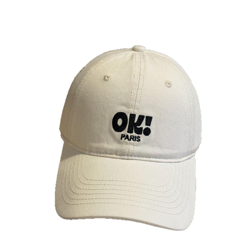 Korean-style versatile all-season soft-top baseball cap for women with large heads and round faces, new letter-embroidered baseball cap for men