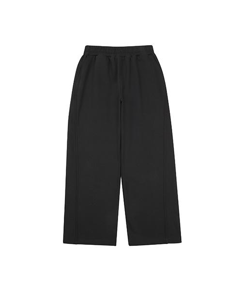 SPORTS ILLUSTRATED Tape Line Wide Pants (Black)
