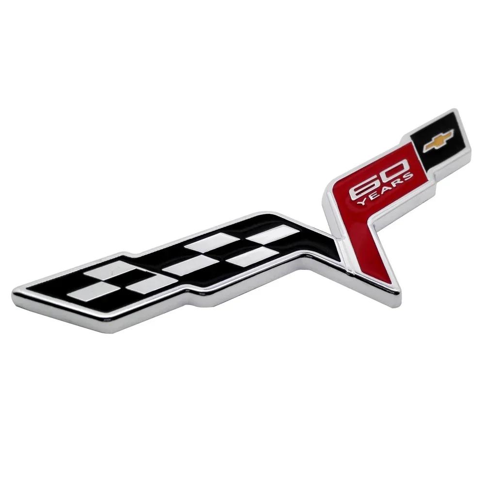 Для Chevrolet Corvette 60 Years Camaro Aveo Cruze Malibu Captiva Trax Niva Captiva 3D Металлическая Наклейка-Эмблема на Крыло Автомобиля Задний Багажник