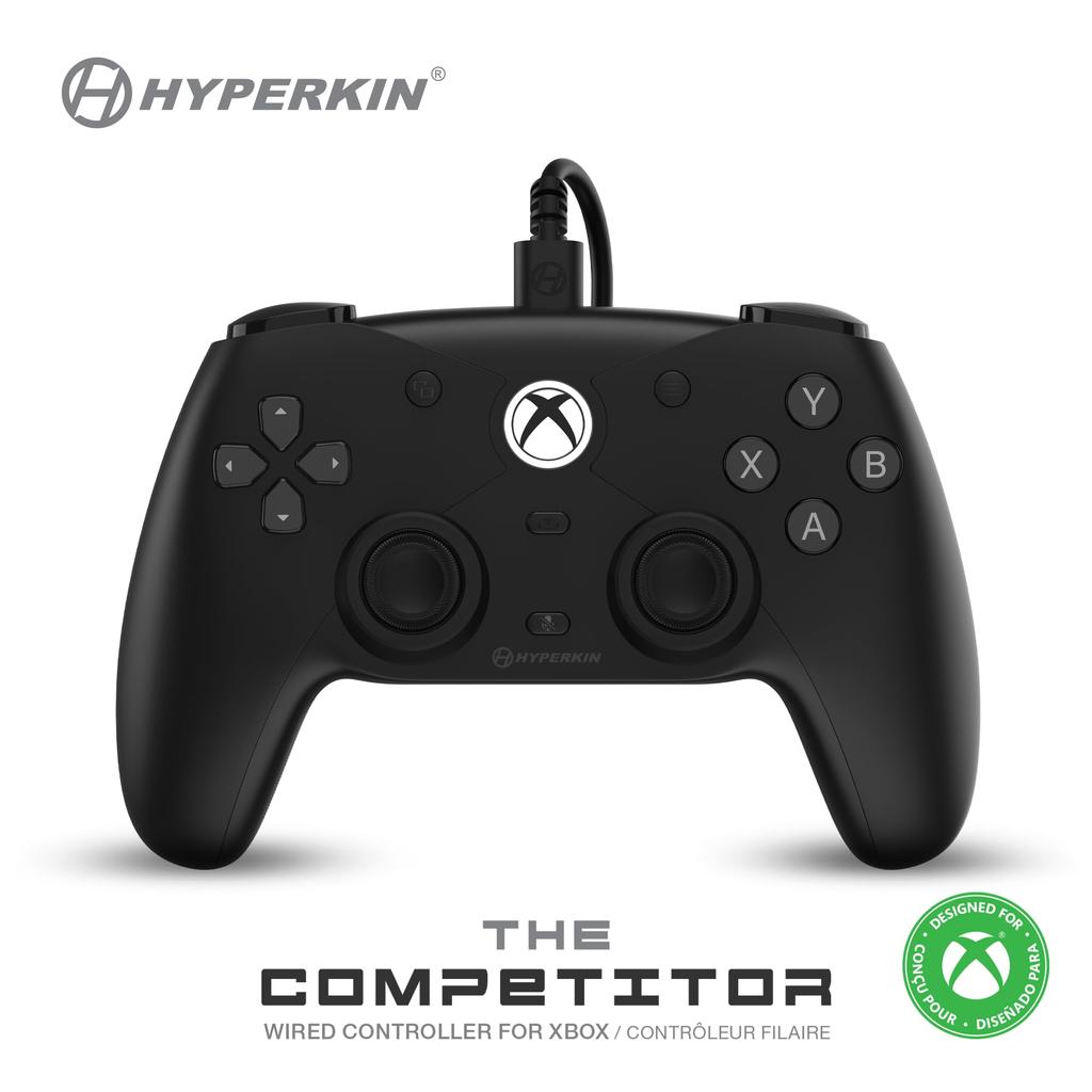 Проводной контроллер Hyperkin The Competitor для Xbox Series с датчиками Холла сзади и импульсными триггерами (черный) X/S/One Эффект, Кнопки,