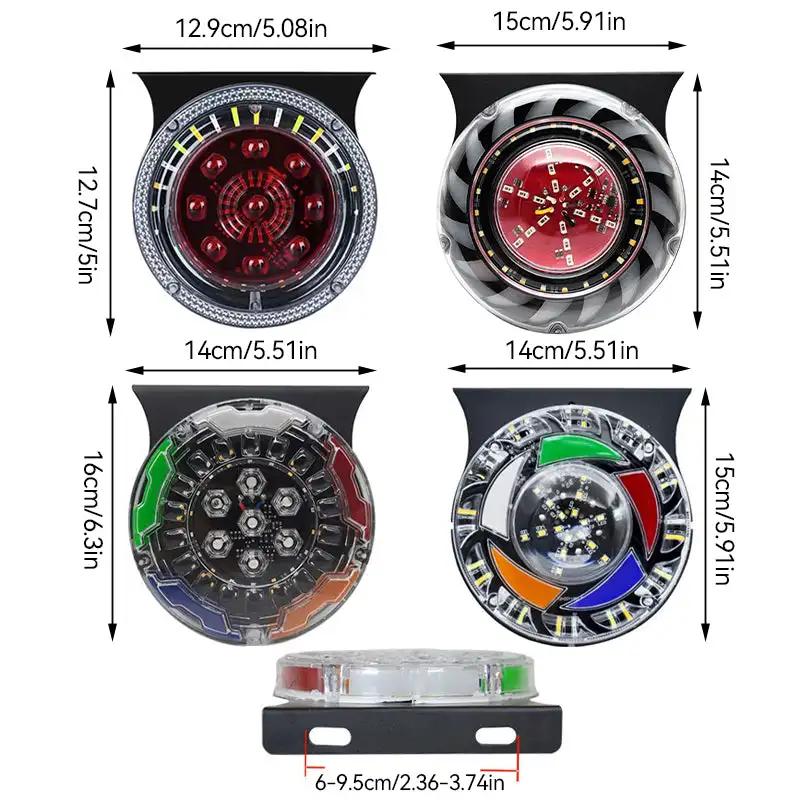 1 шт. 12 В-24 В задний фонарь мигающий светодиодный водонепроницаемый стробоскопический сигнальный фонарь для грузовиков, фургонов, внедорожников, джипов, автомобилей