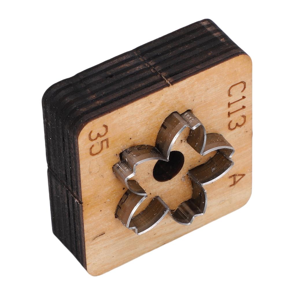 Flower Leather Cutting Die   Wood Carbon Steel Flower Shape Leather Cut Mold for Craft